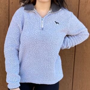 PINK Victoria’s Secret Baby Blue Cozy Sherpa🍓